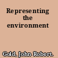 Representing the environment