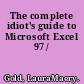 The complete idiot's guide to Microsoft Excel 97 /