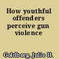 How youthful offenders perceive gun violence