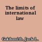 The limits of international law