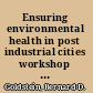 Ensuring environmental health in post industrial cities workshop summary /