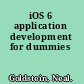 iOS 6 application development for dummies