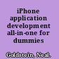 iPhone application development all-in-one for dummies