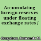 Accumulating foreign reserves under floating exchange rates /