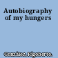 Autobiography of my hungers