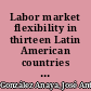 Labor market flexibility in thirteen Latin American countries and the United States : Revisiting and expanding Okun coefficients.