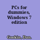 PCs for dummies, Windows 7 edition