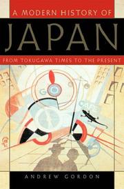 A modern history of Japan : from Tokugawa times to the present /