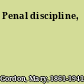 Penal discipline,