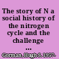 The story of N a social history of the nitrogen cycle and the challenge of sustainability /