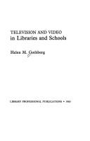 Television and video in libraries and schools /