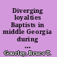 Diverging loyalties Baptists in middle Georgia during the Civil War /