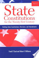 State constitutions for the twenty-first century.