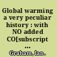 Global warming a very peculiar history : with NO added CO[subscript 2] /