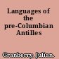 Languages of the pre-Columbian Antilles