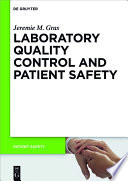 Laboratory quality control and patient safety /