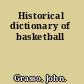 Historical dictionary of basketball