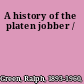 A history of the platen jobber /