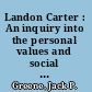 Landon Carter : An inquiry into the personal values and social imperatives of the eighteenth-century Virginia gentry /