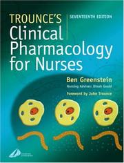 Trounce's clinical pharmacology for nurses.