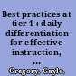 Best practices at tier 1 : daily differentiation for effective instruction, secondary /