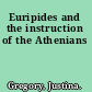 Euripides and the instruction of the Athenians