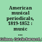 American musical periodicals, 1819-1852 : music theory and musical thought in the United States /