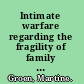 Intimate warfare regarding the fragility of family relations /