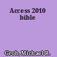 Access 2010 bible