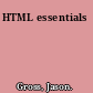 HTML essentials