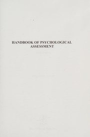 Handbook of psychological assessment /