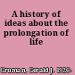 A history of ideas about the prolongation of life