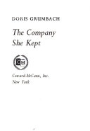 The company she kept.