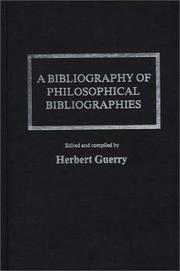 A bibliography of philosophical bibliographies /