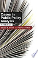 Cases in public policy analysis /