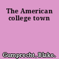 The American college town