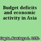 Budget deficits and economic activity in Asia