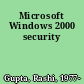 Microsoft Windows 2000 security