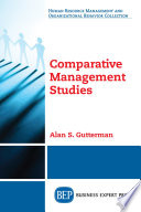 Comparative management studies /