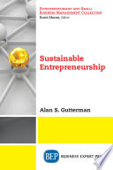 Sustainable entrepreneurship /