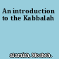 An introduction to the Kabbalah