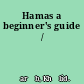 Hamas a beginner's guide /