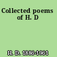 Collected poems of H. D