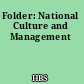 Folder: National Culture and Management