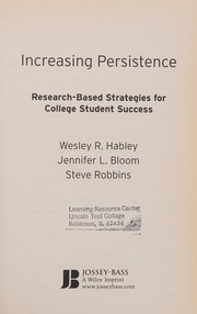 Increasing persistence : research-based strategies for college student success /