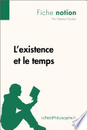 L'existence et le temps  /