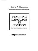 Teaching language in context : proficiency-oriented instruction /