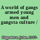 A world of gangs armed young men and gangsta culture /