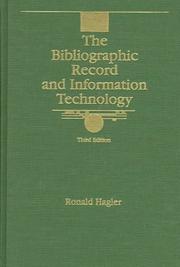 The bibliographic record and information technology /