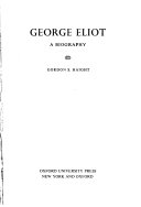 George Eliot; a biography /